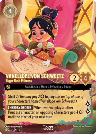 Image of Vanellope von Schweetz - Sugar Rush Princess (5) - D23 Promos Holofoil