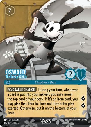Image of Oswald - The Lucky Rabbit (6) - D23 Promos Holofoil