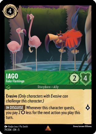 Image of Iago - Fake Flamingo (79/204) - Shimmering Skies Cold Foil