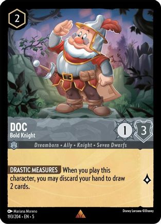 Image of Doc - Bold Knight (193/204) - Shimmering Skies Cold Foil