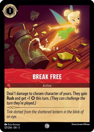 Image of Break Free (127/204) - Shimmering Skies Cold Foil