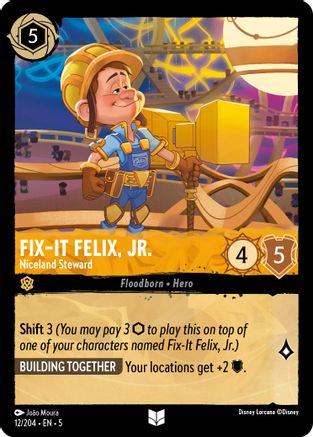Image of Fix-It Felix, Jr. - Niceland Steward (12/204) - Shimmering Skies