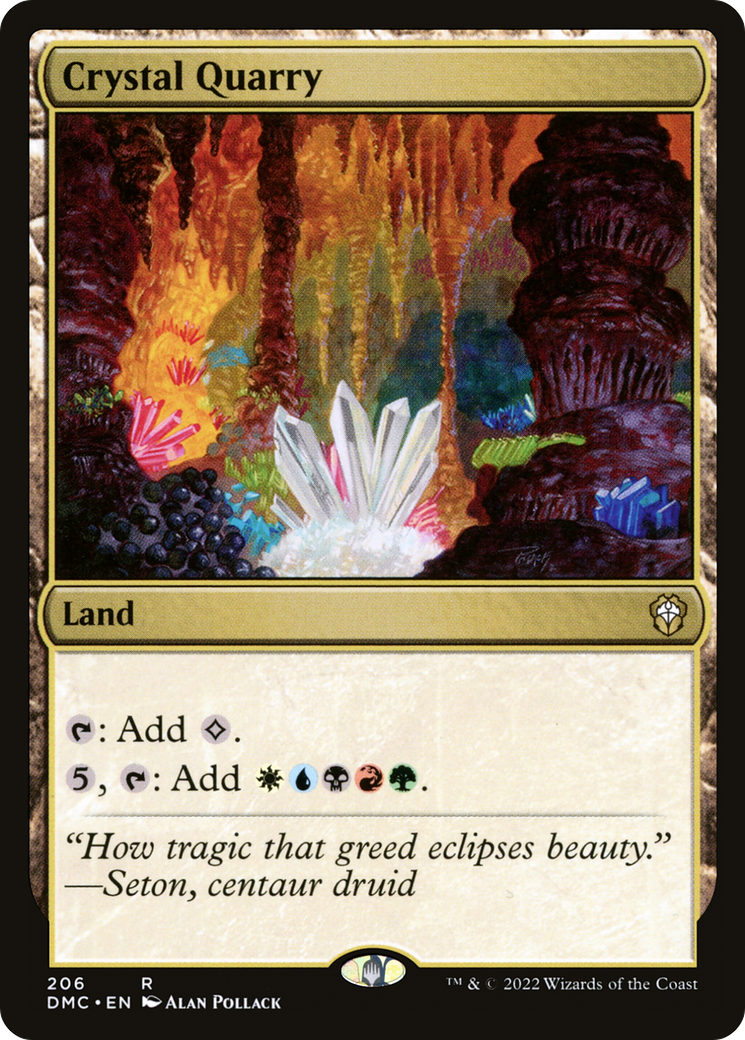 Image of Crystal Quarry (DMC-206) - Dominaria United Commander