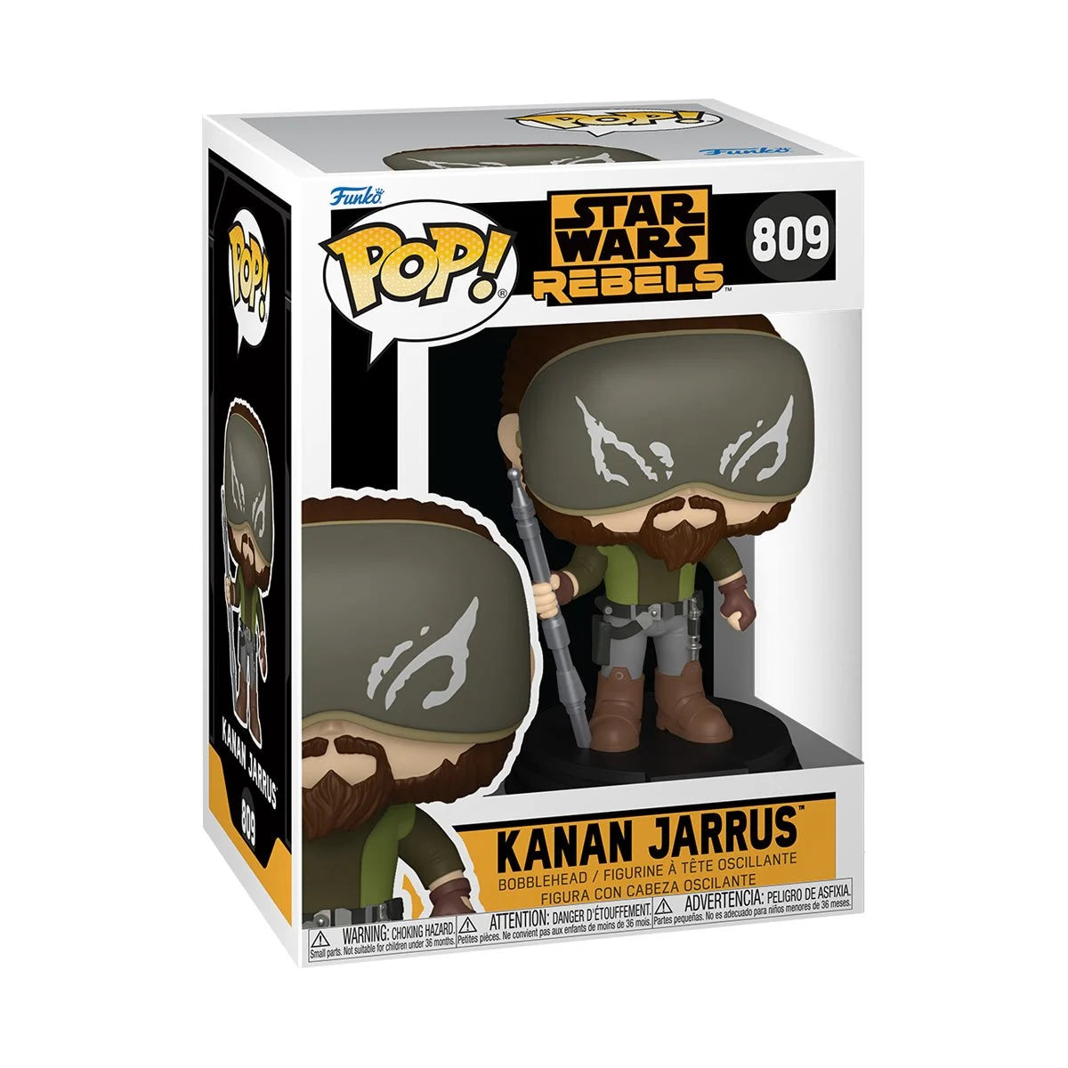 Image of Star Wars: Rebels Kanan Jarrus Funko Pop! Vinyl Figure #809