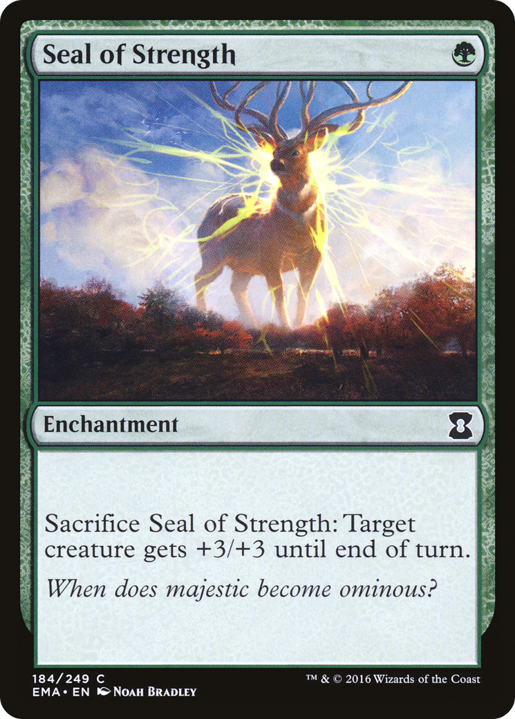 Image of Seal of Strength (EMA-184) - Eternal Masters Foil