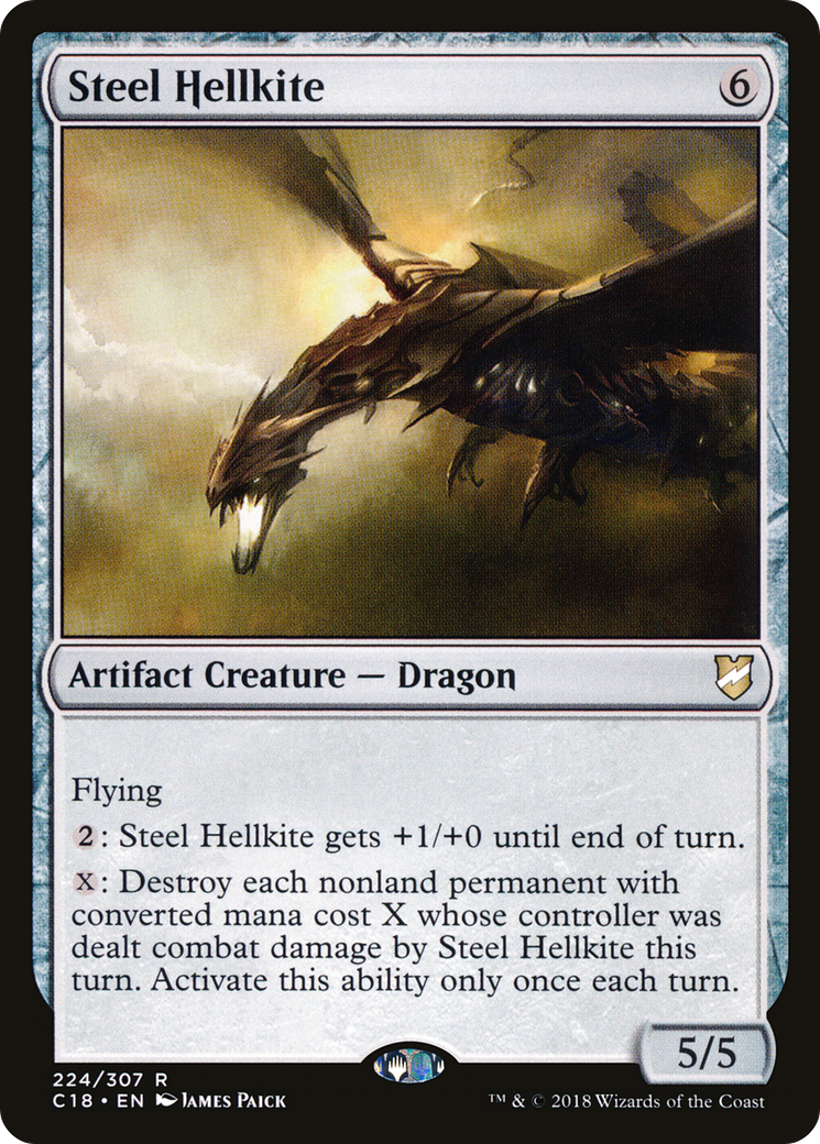 Image of Steel Hellkite (C18-224) - Commander 2018