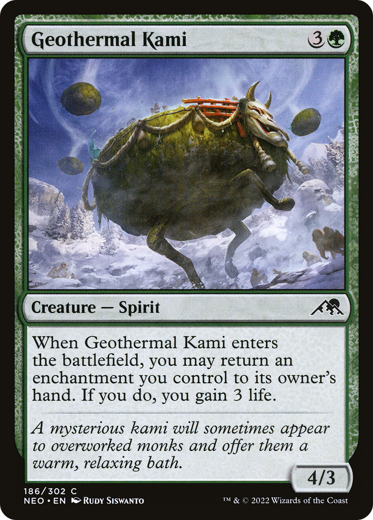 Image of Geothermal Kami (NEO-186) - Kamigawa: Neon Dynasty