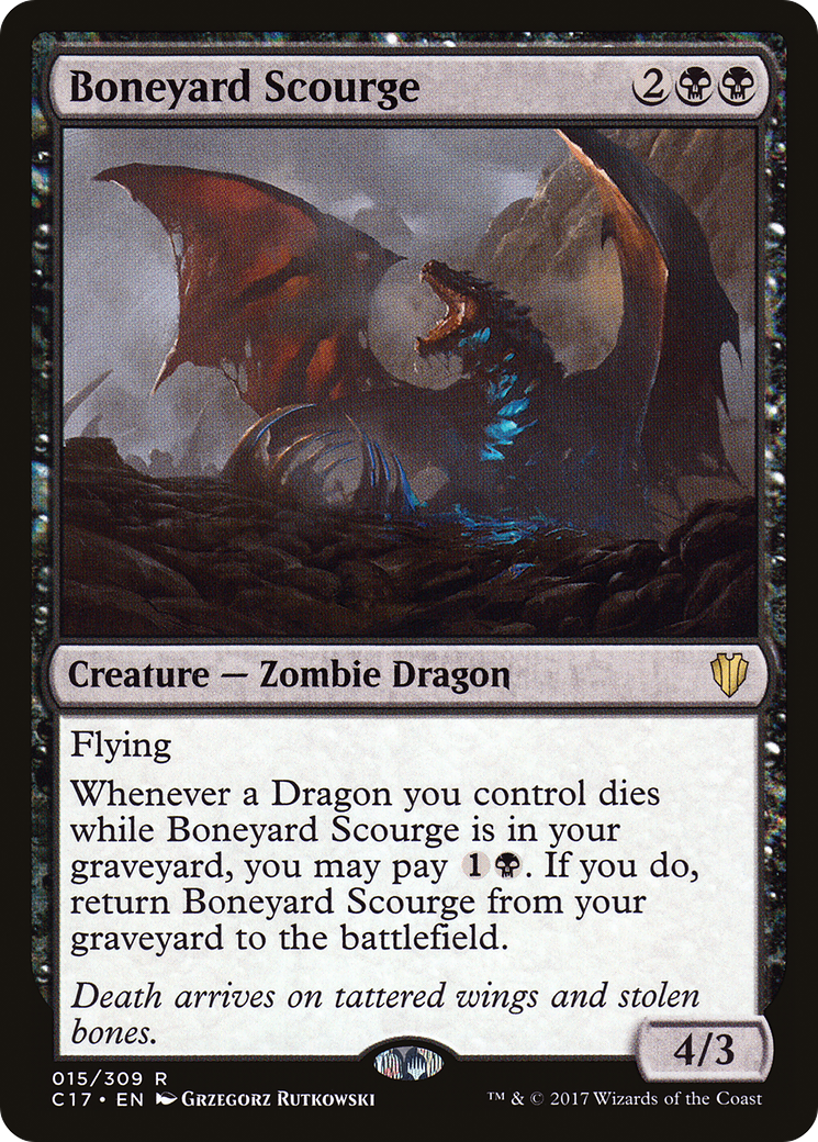 Image of Boneyard Scourge (C17-015) - Commander 2017