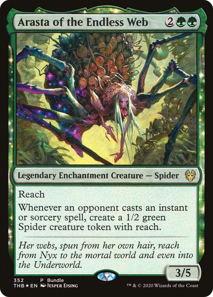 Image of Arasta of the Endless Web (UMP-352) - Theros Beyond Death: (enchantment) Foil