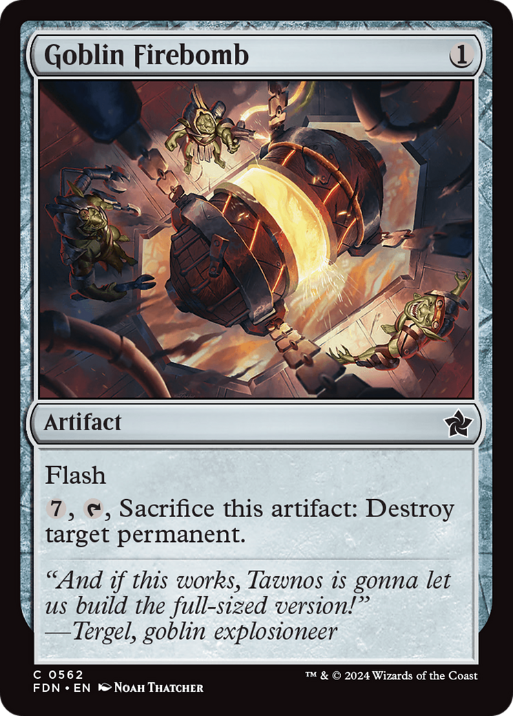 Image of Goblin Firebomb (FDN-562) - Foundations