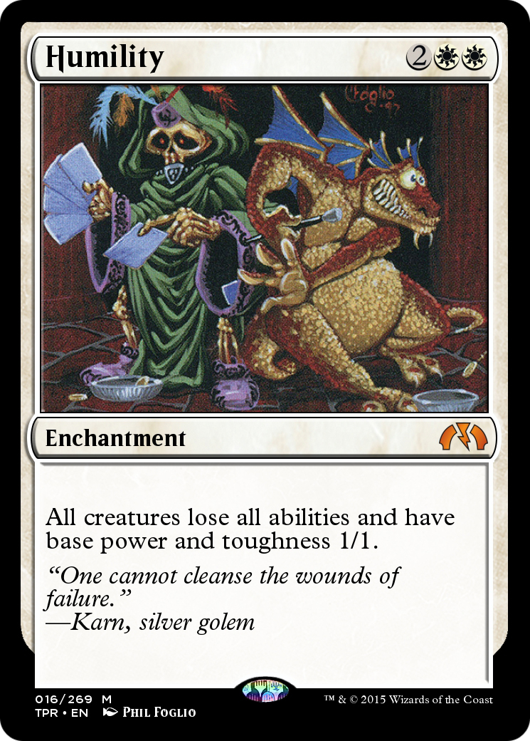 Image of Humility (TPR-016) - Tempest Remastered Foil