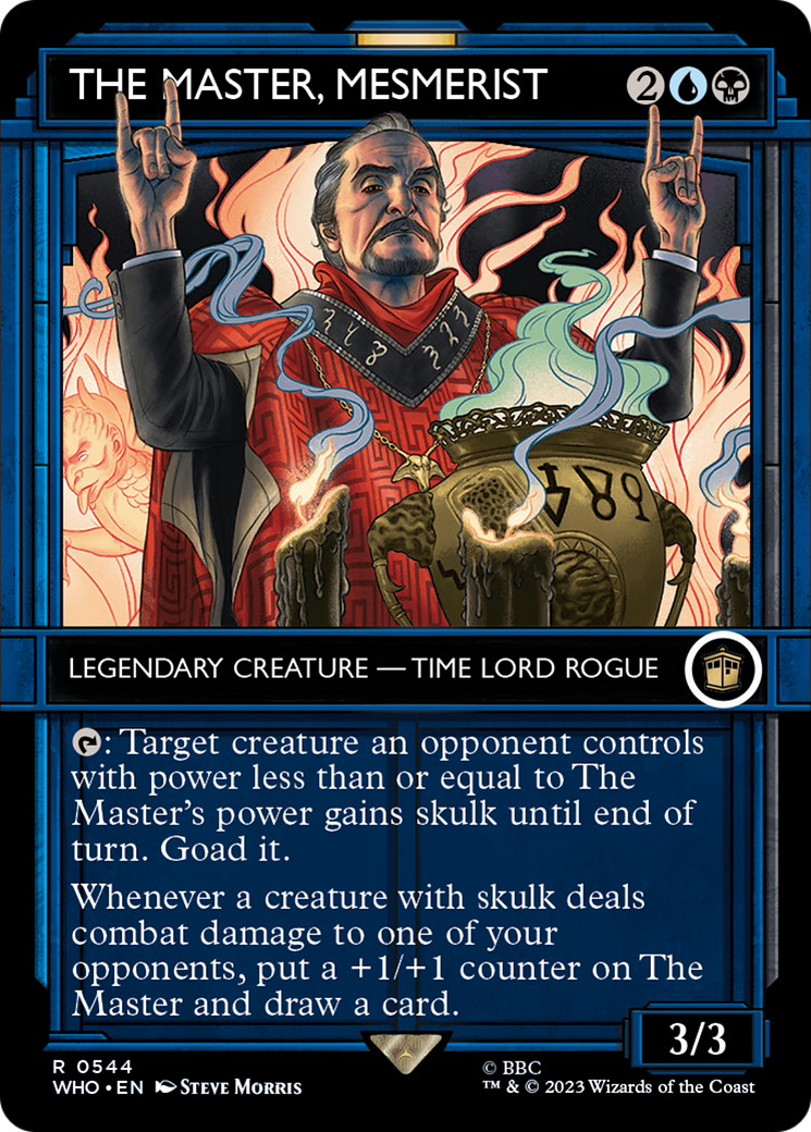 Image of The Master, Mesmerist (Showcase) (WHO-544) - Doctor Who: (Showcase) (Borderless) Foil