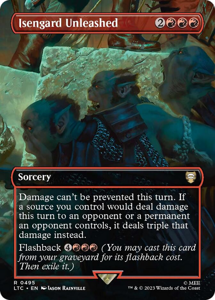 Image of Isengard Unleashed (Borderless) (LTC-495) - Tales of Middle-earth Commander (Borderless)