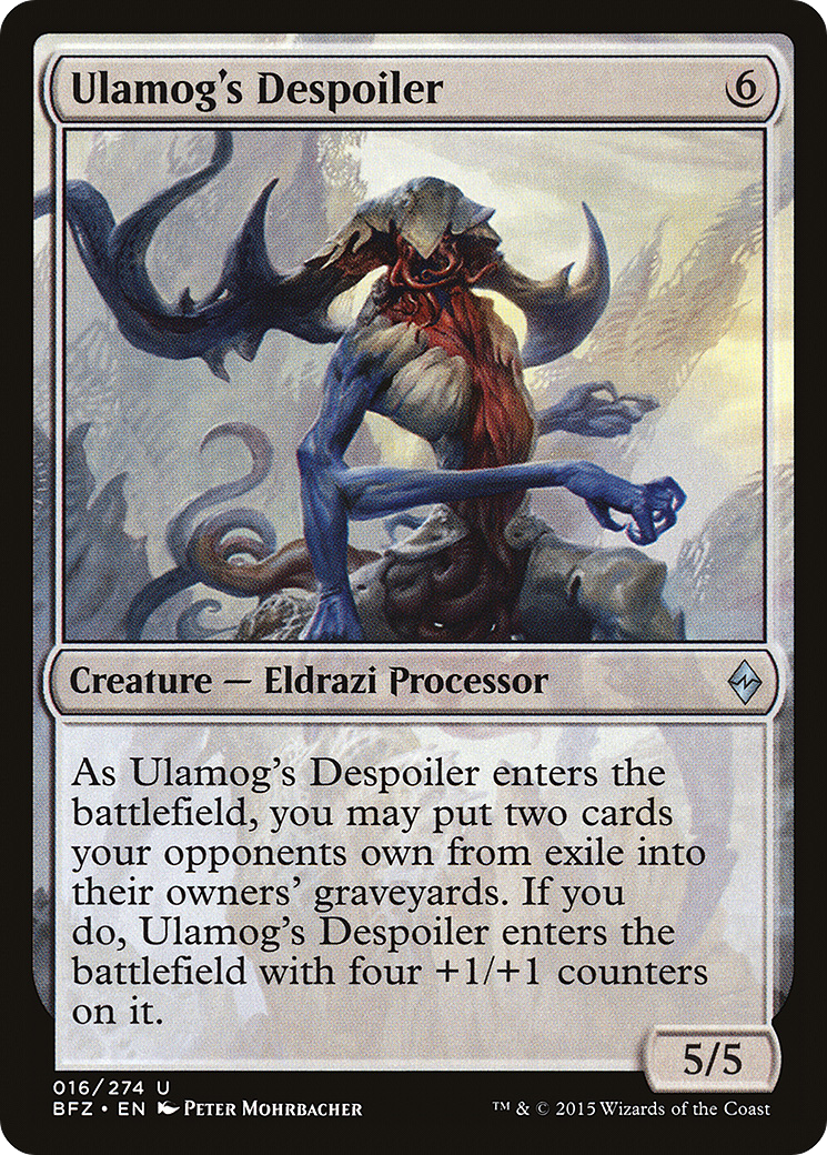 Image of Ulamog's Despoiler (BFZ-016) - Battle for Zendikar Foil