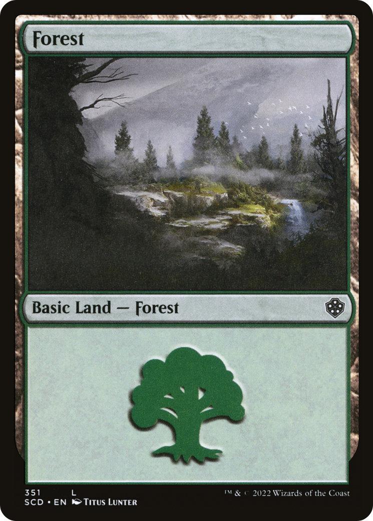 Image of Forest (351) (SCD-351) - Starter Commander Decks