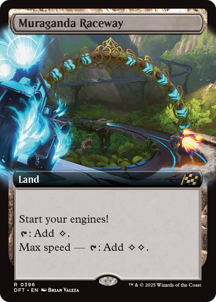 Image of Muraganda Raceway (0396) (Extended Art) (DFT-396) - Aetherdrift: (Extended Art) Foil