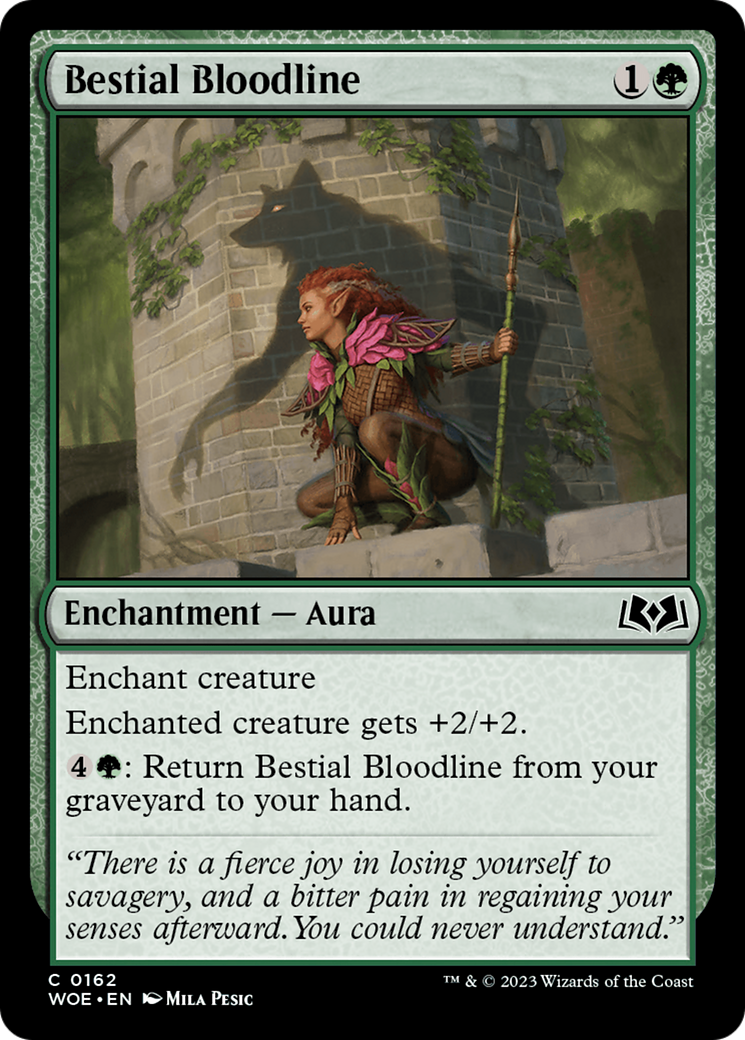 Image of Bestial Bloodline (WOE-162) - Wilds of Eldraine