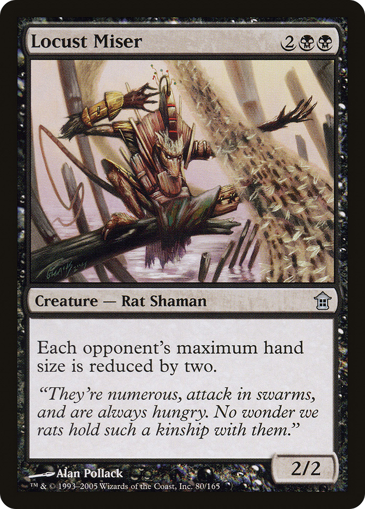 Image of Locust Miser (SOK-080) - Saviors of Kamigawa Foil