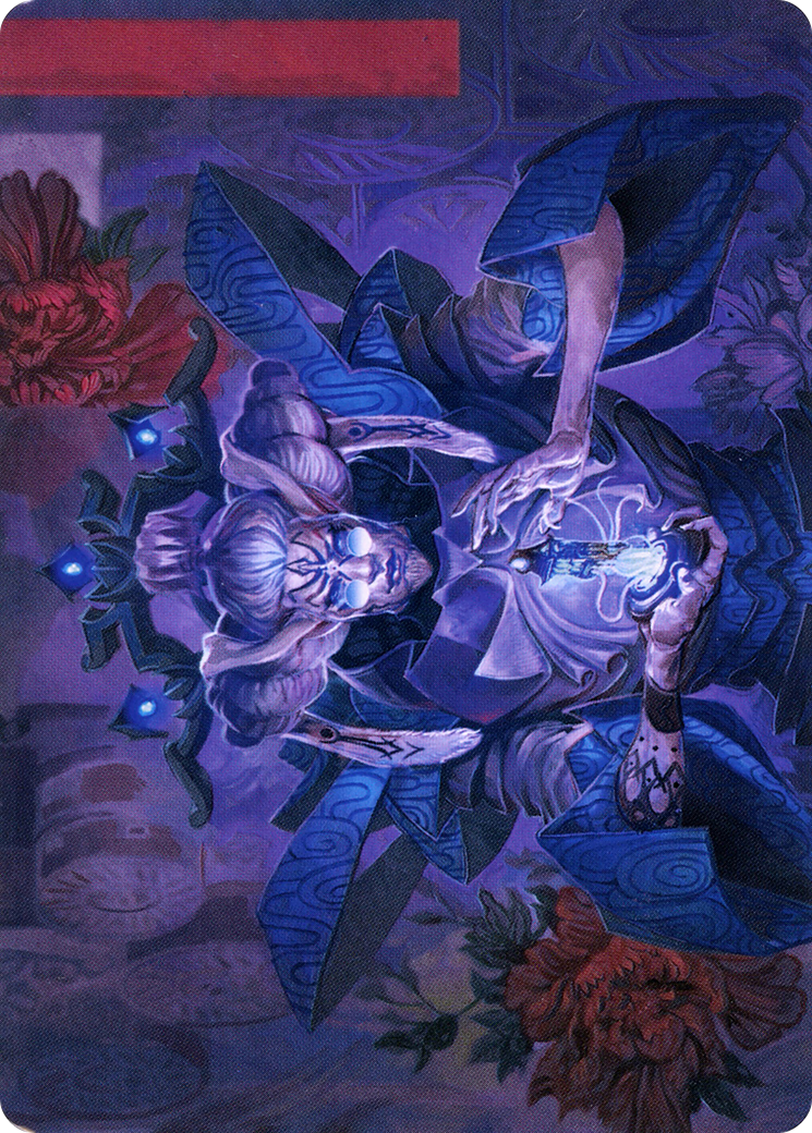 Image of Tameshi, Reality Architect // Tameshi, Reality Architect (ANEO-036) - Neon Dynasty Art Series (Borderless) Foil