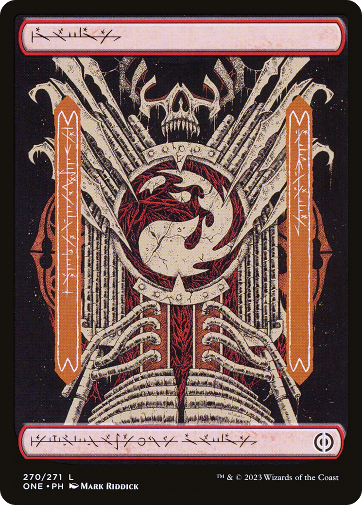 Image of Mountain (270) - Full Art (ONE-270) - Phyrexia: All Will Be One Foil