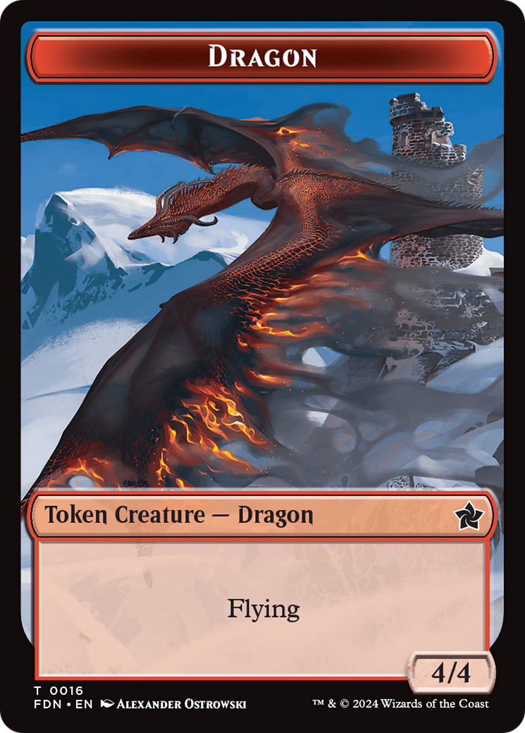 Image of Dragon (TFDN-016) - Foundations Tokens