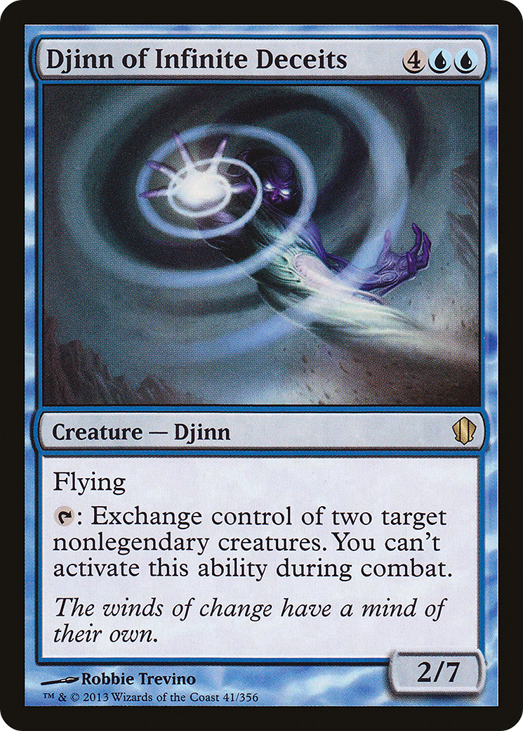 Image of Djinn of Infinite Deceits (C13-041) - Commander 2013