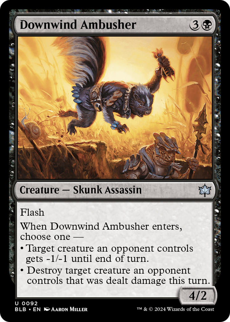 Image of Downwind Ambusher (BLB-092) - Bloomburrow