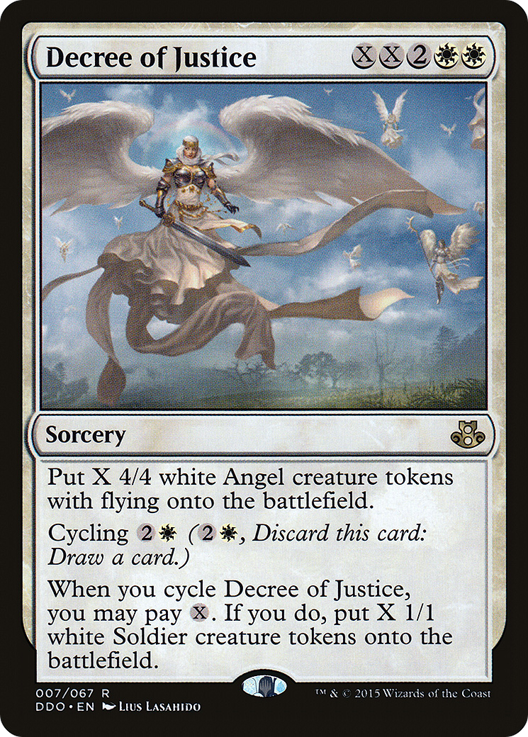 Image of Decree of Justice (DDO-007) - Duel Decks: Elspeth vs. Kiora