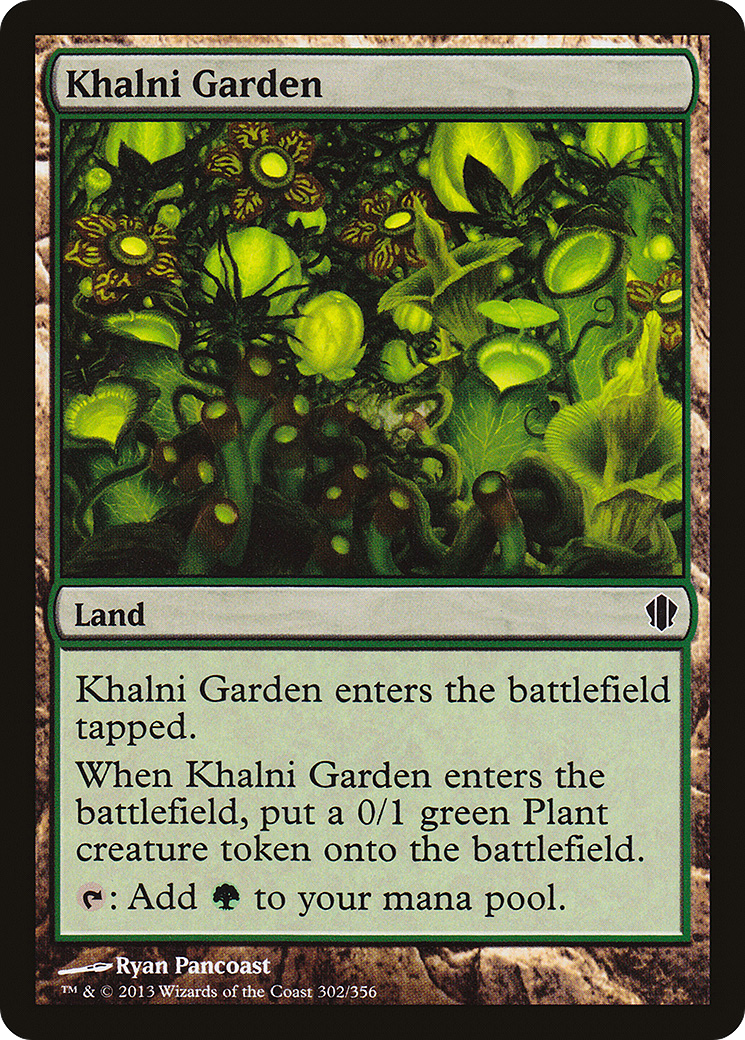 Image of Khalni Garden (C13-302) - Commander 2013