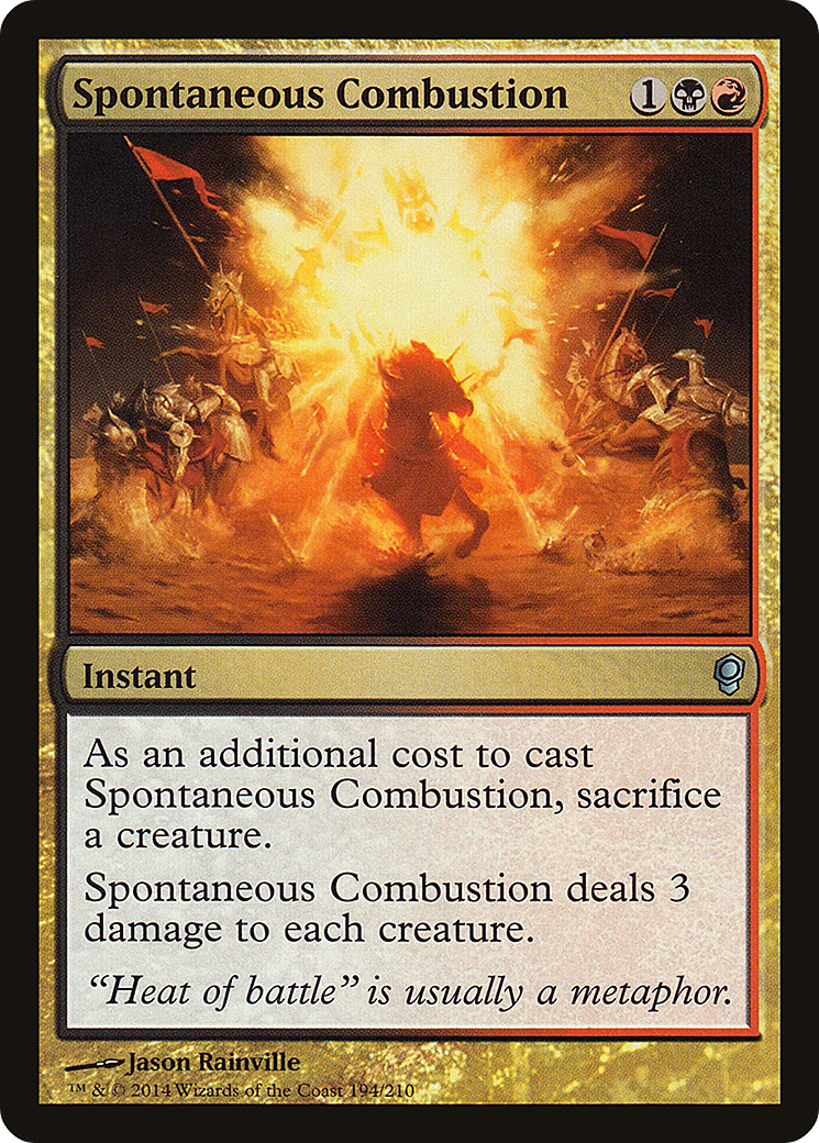 Image of Spontaneous Combustion (CNS-194) - Conspiracy Foil