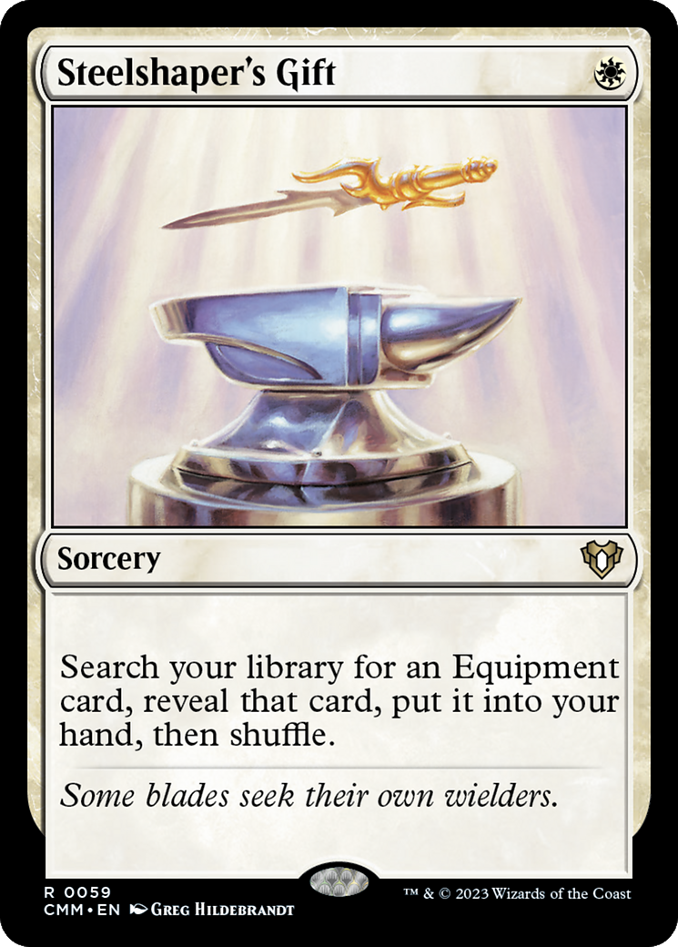 Image of Steelshaper's Gift (CMM-059) - Commander Masters