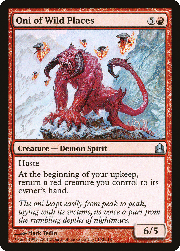 Image of Oni of Wild Places (CMD-130) - Commander 2011