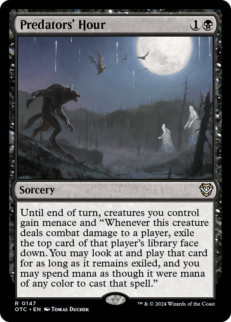 Image of Predators' Hour (OTC-147) - Outlaws of Thunder Junction Commander