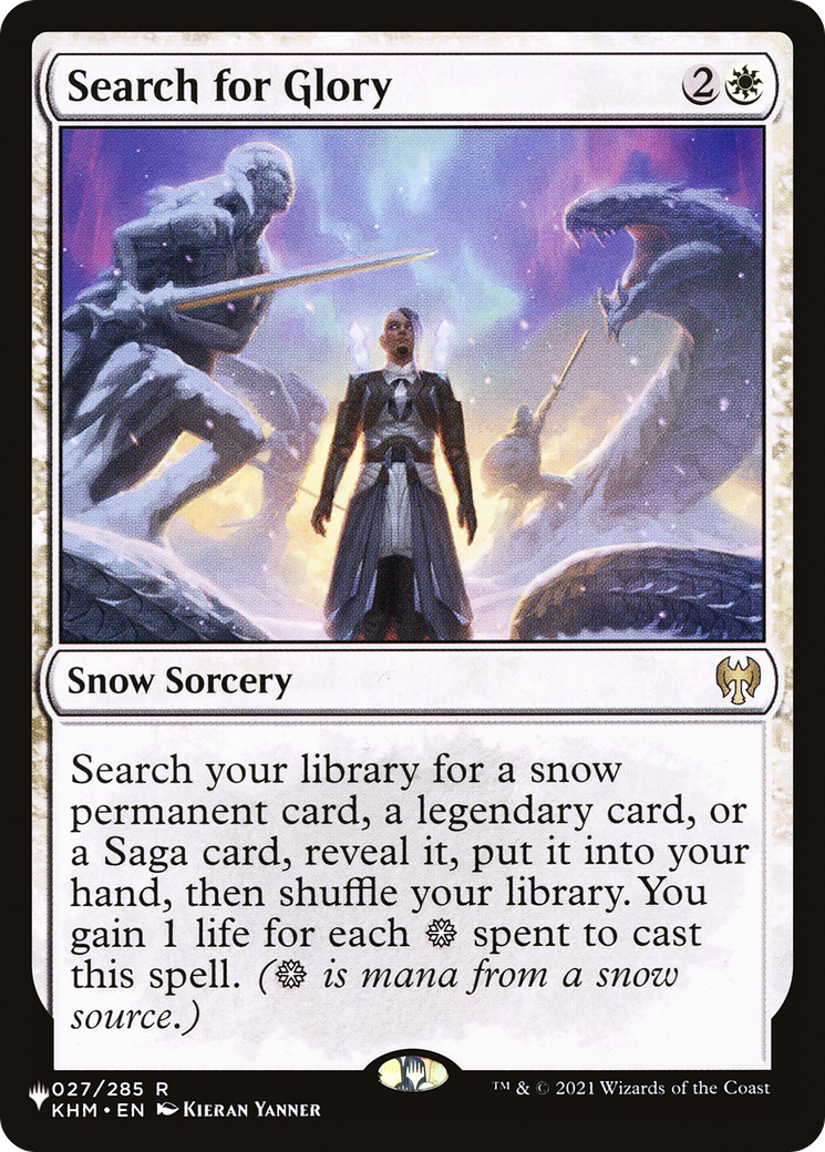 Image of Search for Glory (LIST-KHM-27) - The List: (snow)