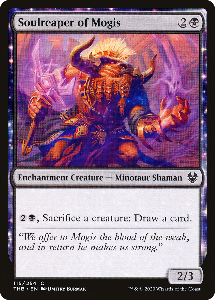 Image of Soulreaper of Mogis (THB-115) - Theros Beyond Death: (enchantment) Foil