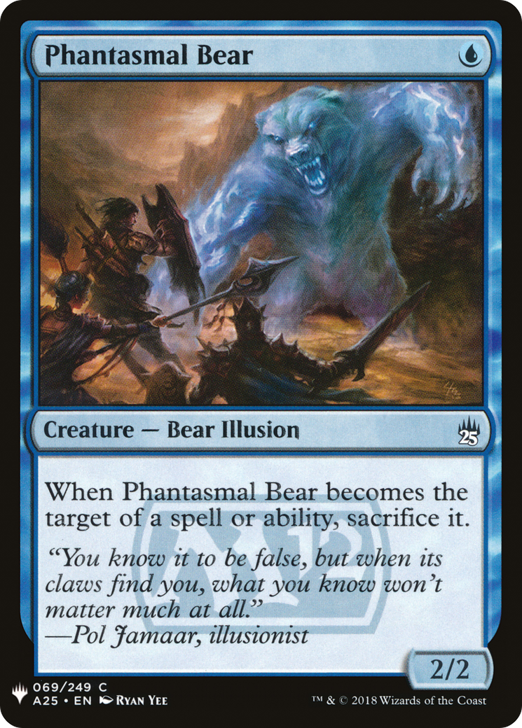 Image of Phantasmal Bear (LIST-069) - The List