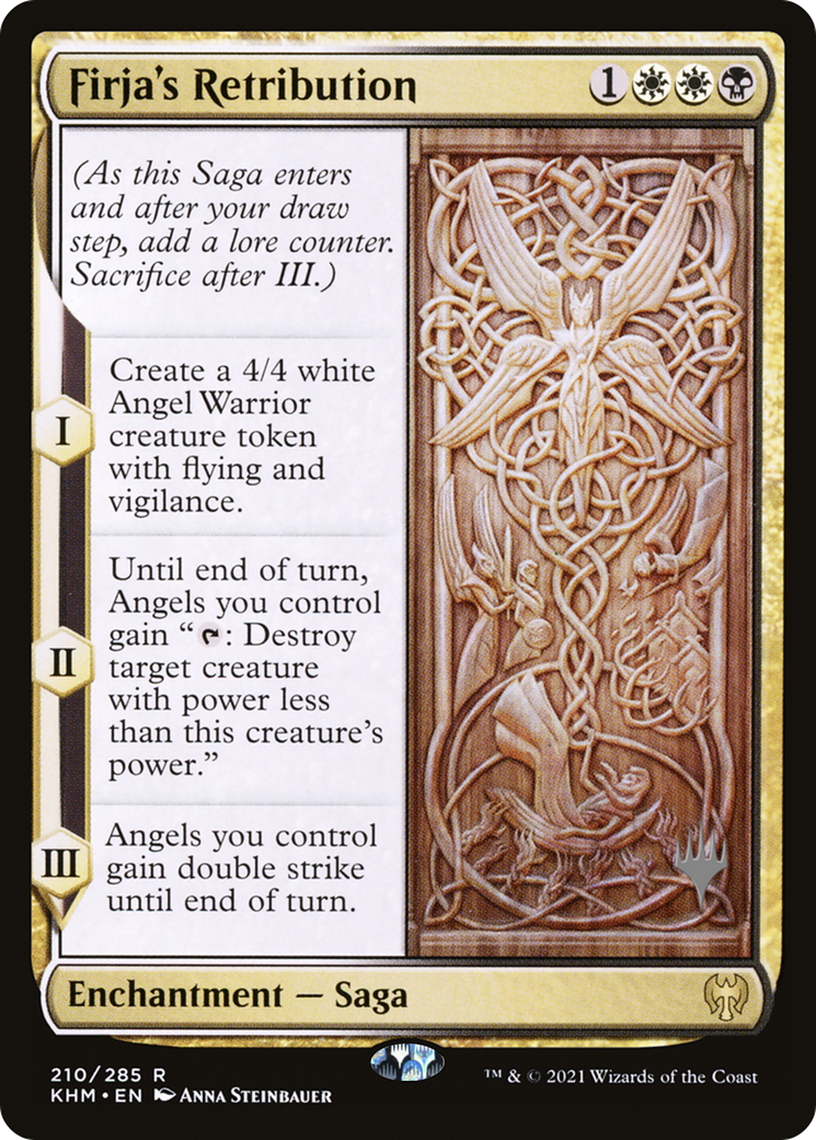 Image of Firja's Retribution (PPKHM-210P) - Kaldheim Promos Foil
