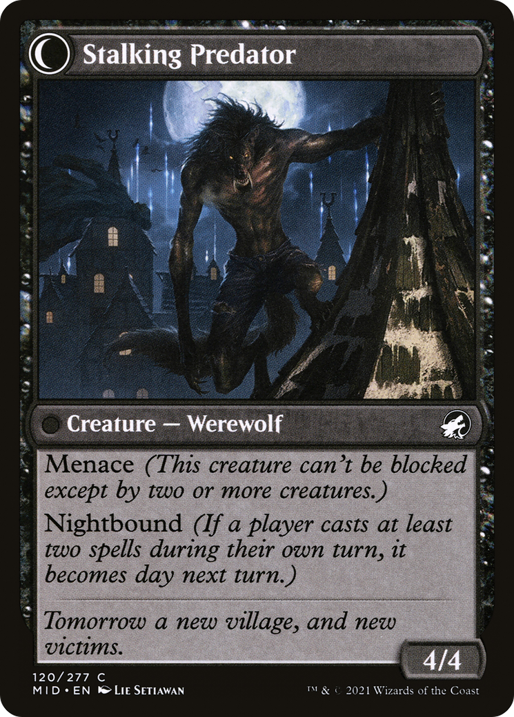 Image of Shady Traveler (MID-120) - Innistrad: Midnight Hunt: (Double Faced Transform) Foil