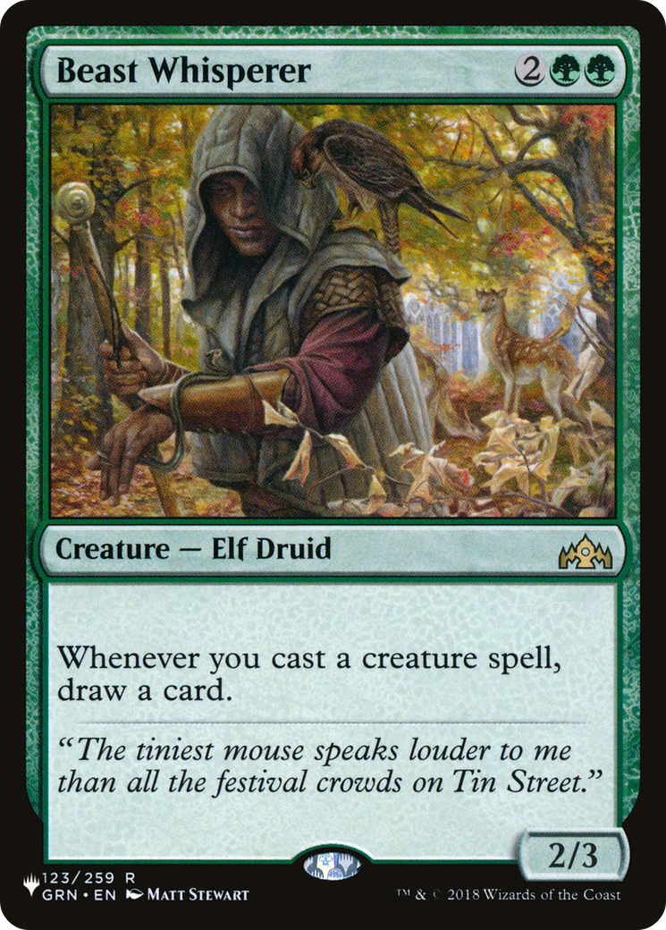 Image of Beast Whisperer (PLST-GRN-123) - The List