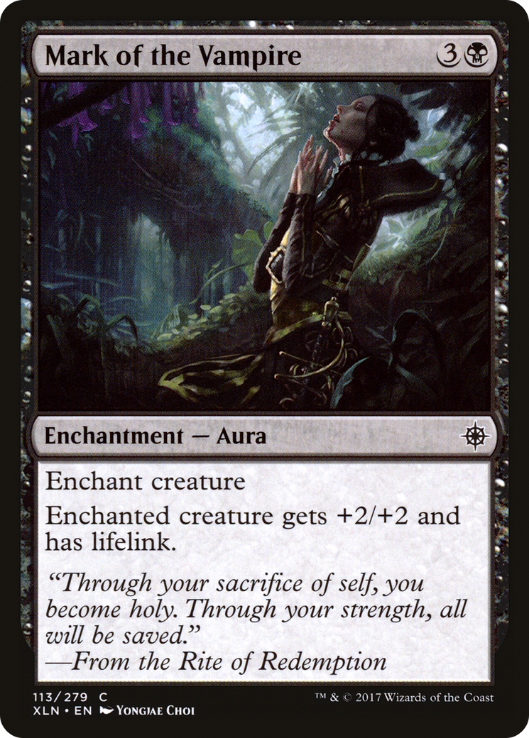 Image of Mark of the Vampire (XLN-113) - Ixalan Foil