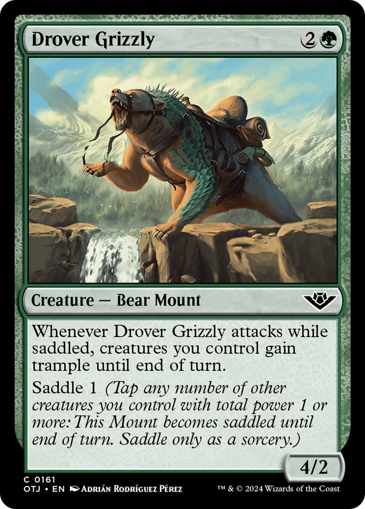 Image of Drover Grizzly (OTJ-161) - Outlaws of Thunder Junction