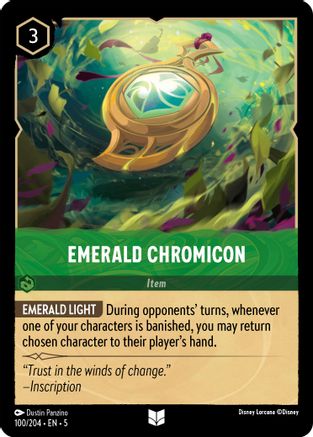 Image of Emerald Chromicon (100/204) - Shimmering Skies
