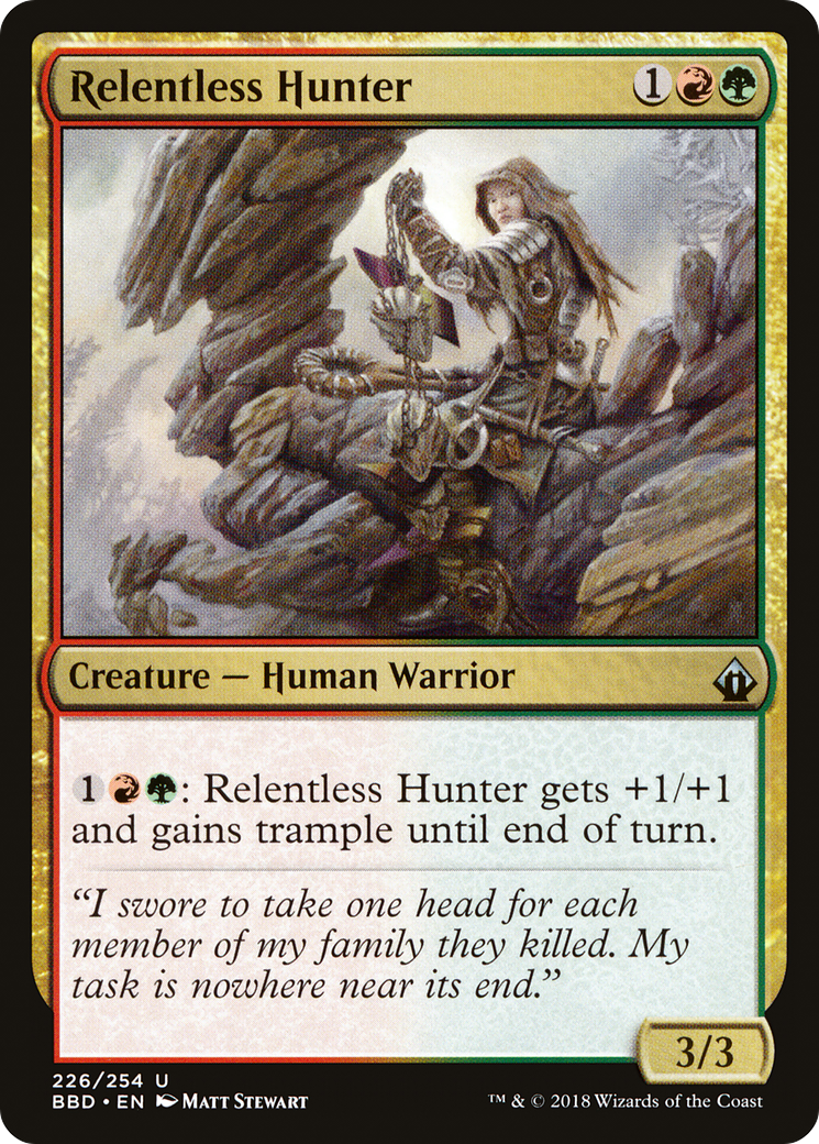 Image of Relentless Hunter (BBD-226) - Battlebond