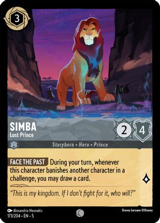 Image of Simba - Lost Prince (173/204) - Shimmering Skies