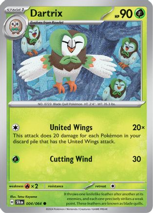 Image of Dartrix 004/064  SV Shrouded Fable - Common