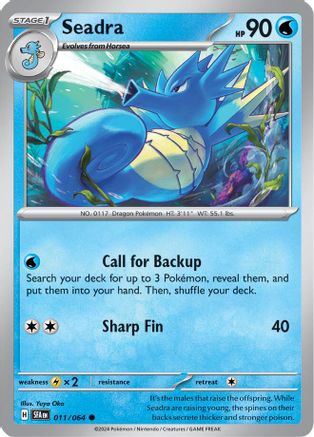 Image of Seadra 011/064  SV Shrouded Fable - Common