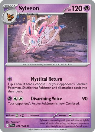 Image of Sylveon 022/064  SV Shrouded Fable - Uncommon