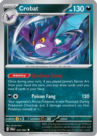 Image of Crobat 029/064  SV Shrouded Fable - Uncommon