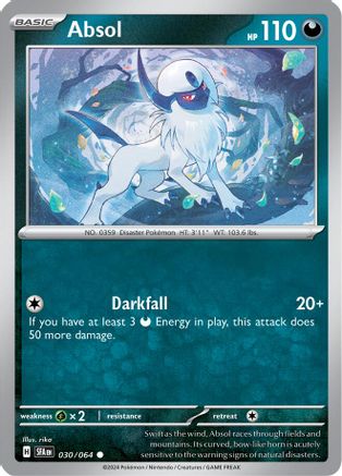 Image of Absol 030/064  SV Shrouded Fable - Common