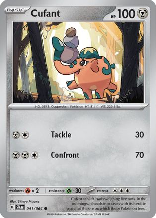 Image of Cufant 041/064  - Reverse Holofoil SV Shrouded Fable - Common